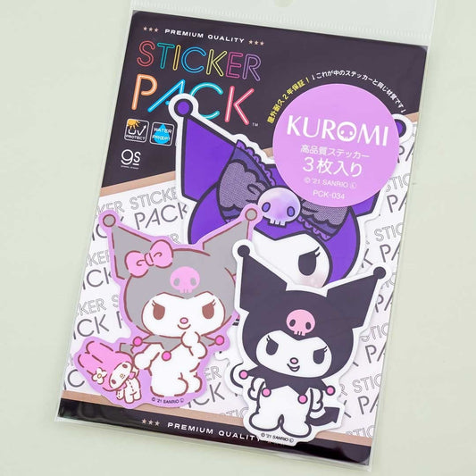 Kuromi Vinyl Die-Cut Sticker Pack