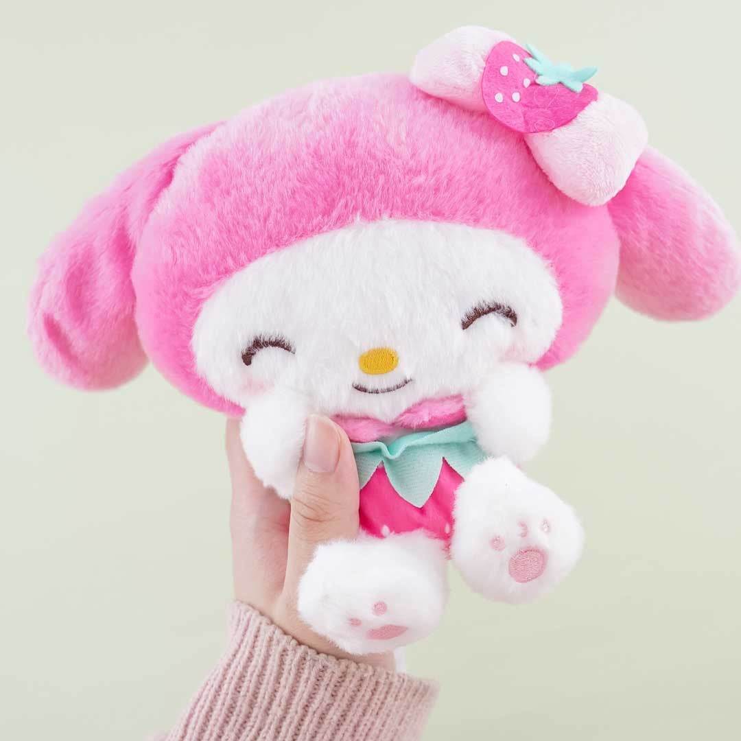 My Melody Happy Strawberry Plushie - Medium