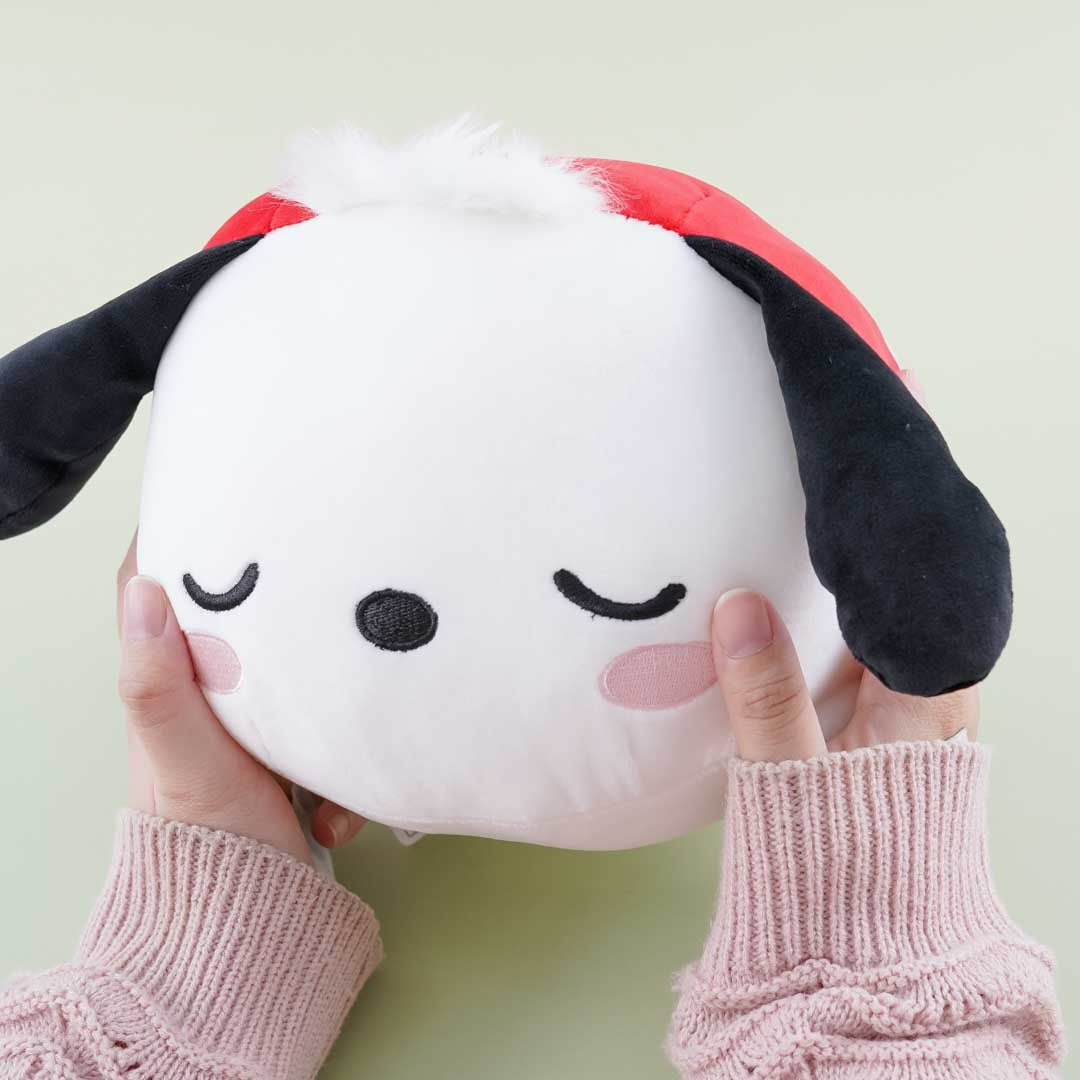 Sleeping Pochacco Round Plushie - Medium