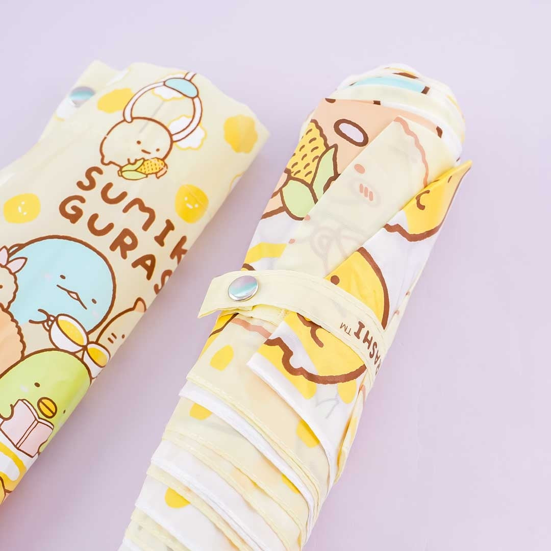 Sumikko Gurashi Corn Soup Portable Foldable Umbrella