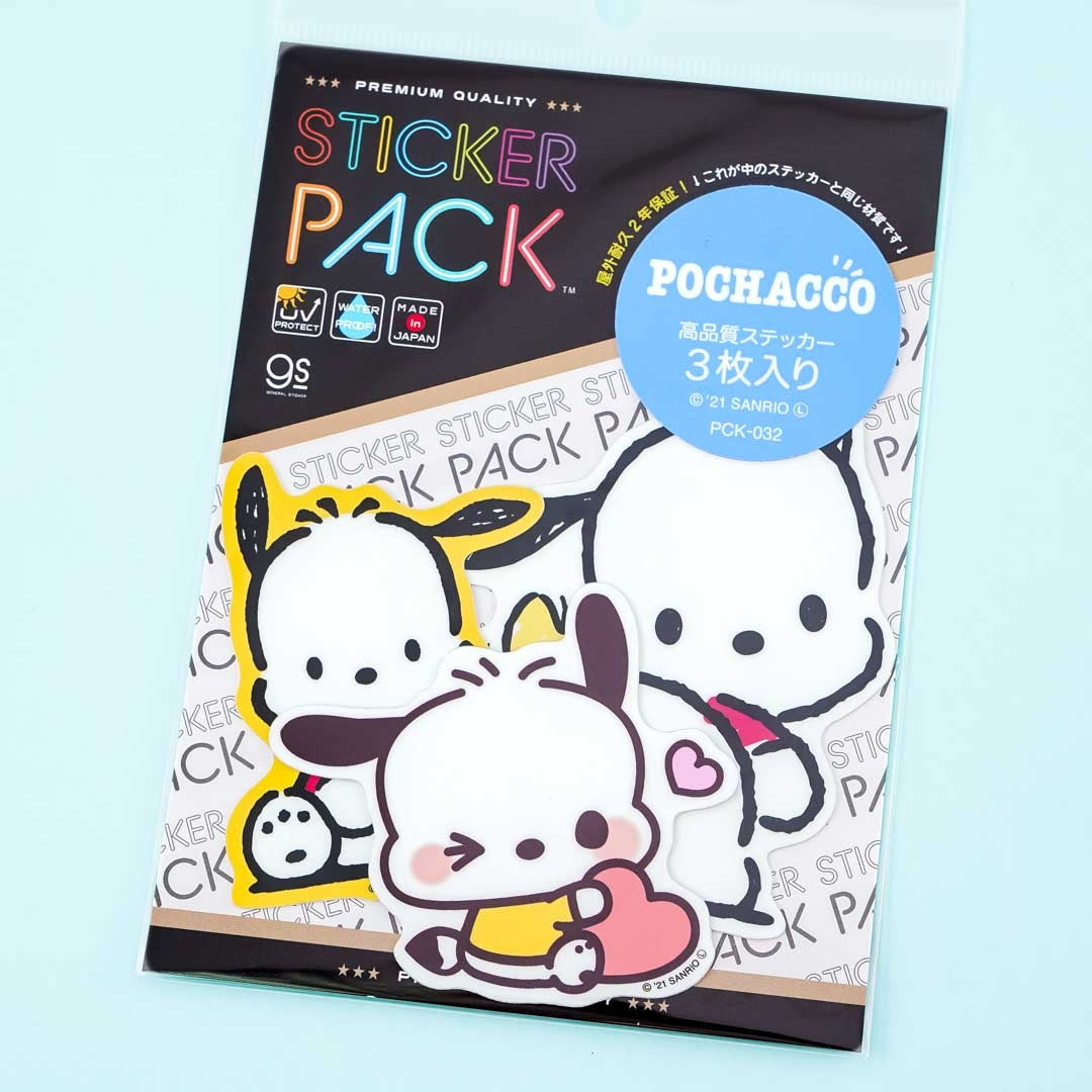 Pochacco Vinyl Die-Cut Sticker Pack