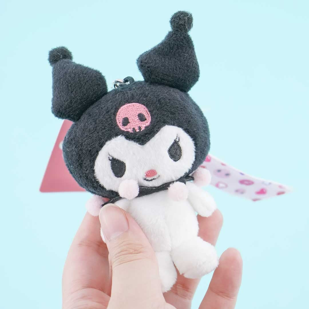 Kuromi Plushie Bag Charm With Wrist Strap - Mini