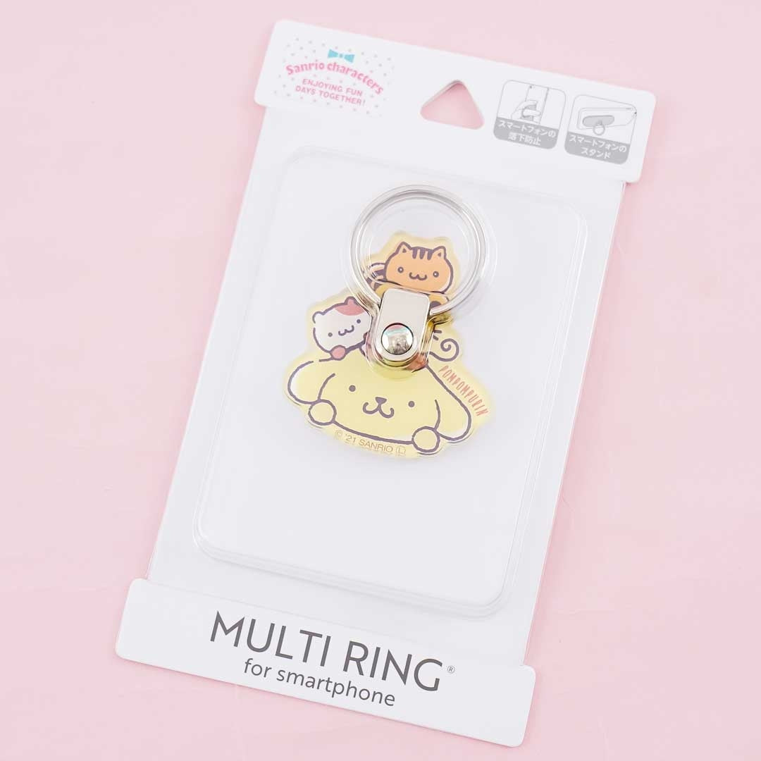 Pompompurin & Friends Die-Cut Multi-Ring for Smartphone