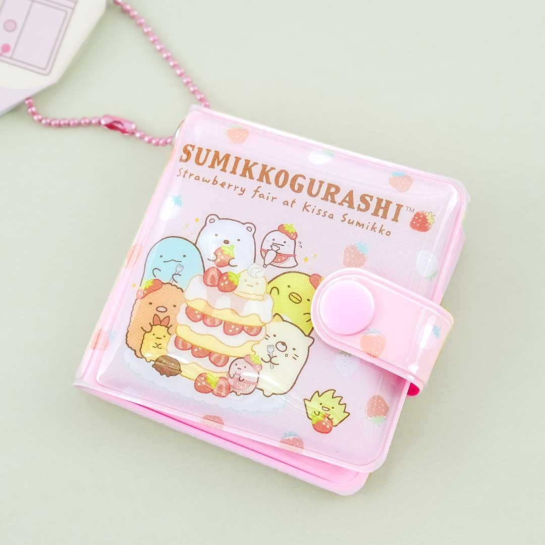 Sumikko Gurashi Strawberry Fair Pocket Mirror With Case