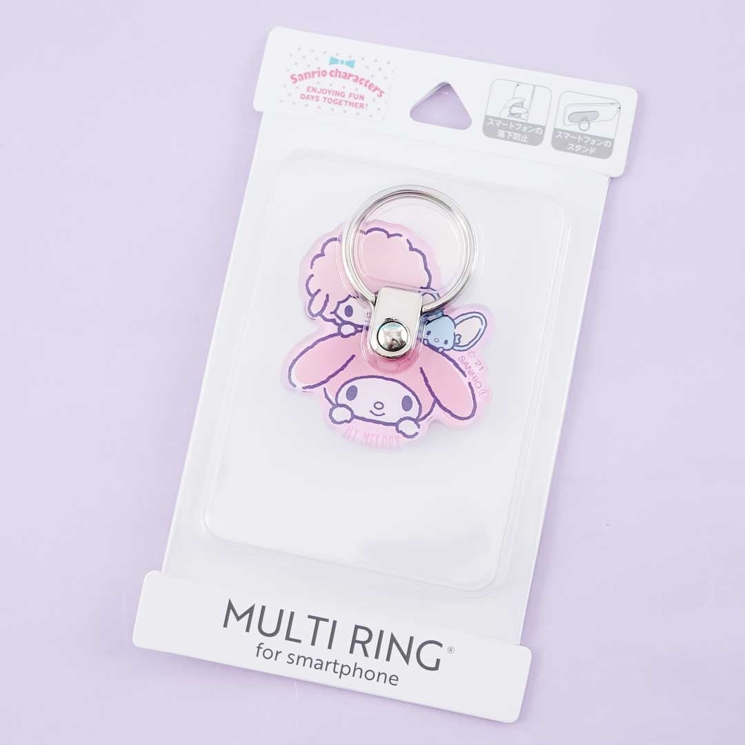 My Melody & Friends Die-Cut Multi-Ring for Smartphone