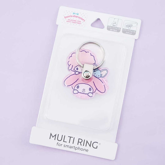 My Melody & Friends Die-Cut Multi-Ring for Smartphone