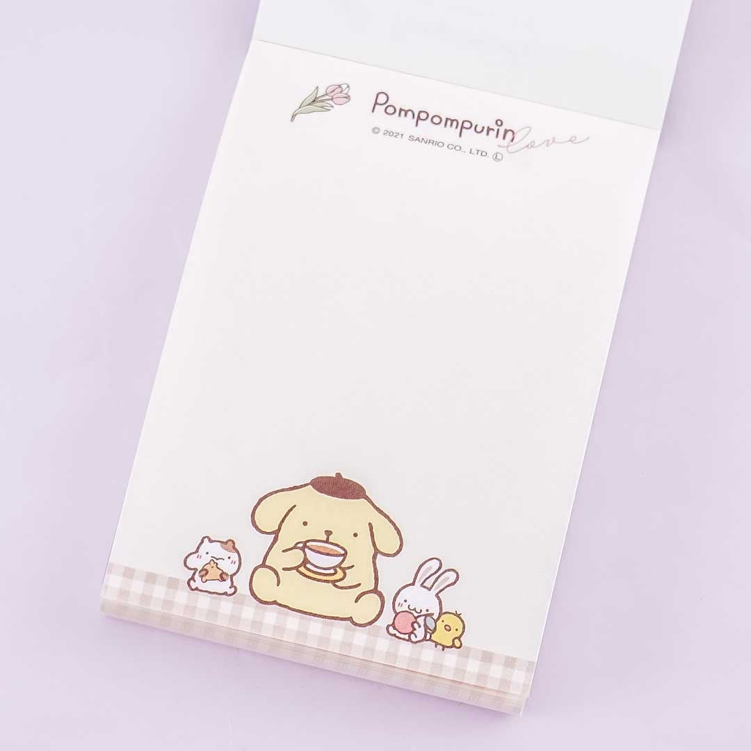 Pompompurin Cafe Memo Pad