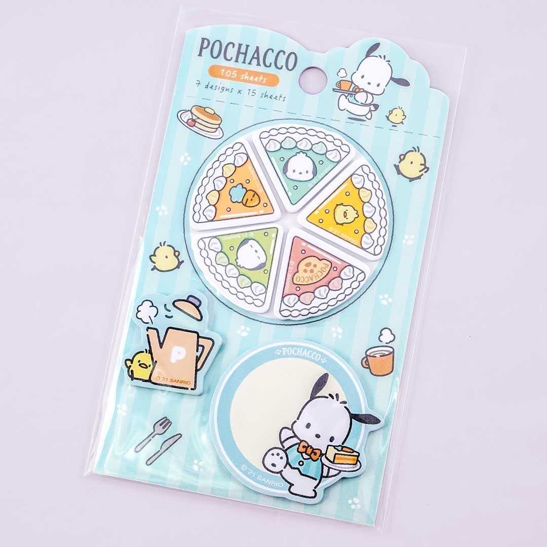 Pochacco Colorful Cake Time Sticky Marker Set