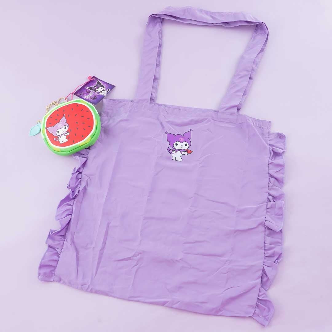 Kuromi Frilly Watermelon Eco Bag