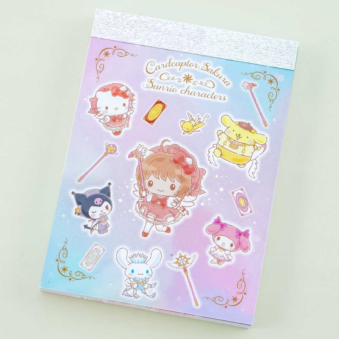 Cardcaptor Sakura X Sanrio Characters Memo Pad