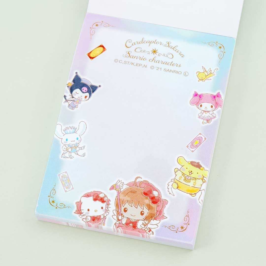 Cardcaptor Sakura X Sanrio Characters Memo Pad
