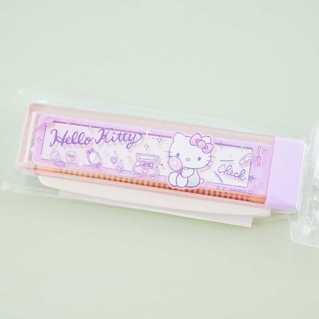 Hello Kitty Pretty Folding Comb With Slide Mirror
