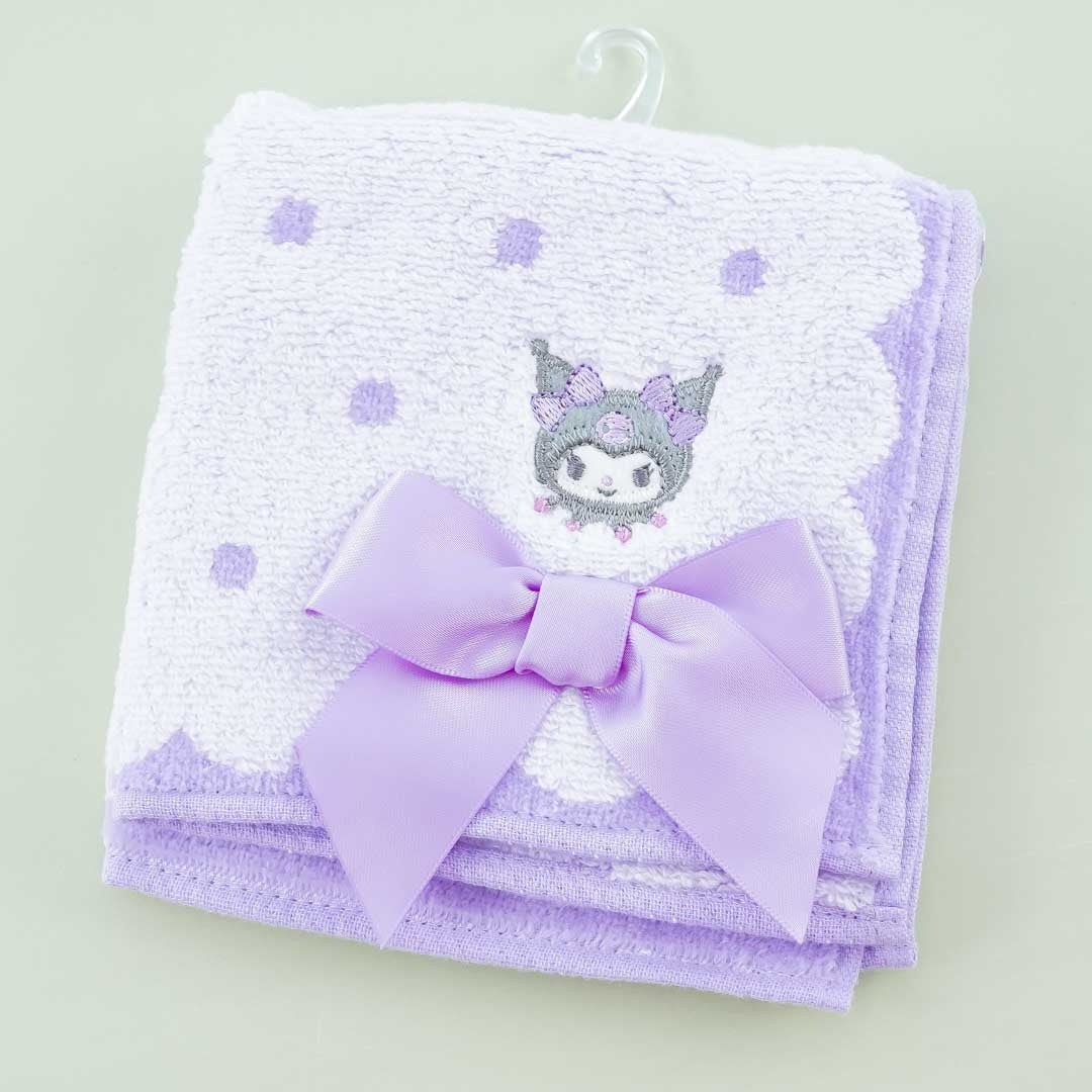 Kuromi Ribbon Face Towel