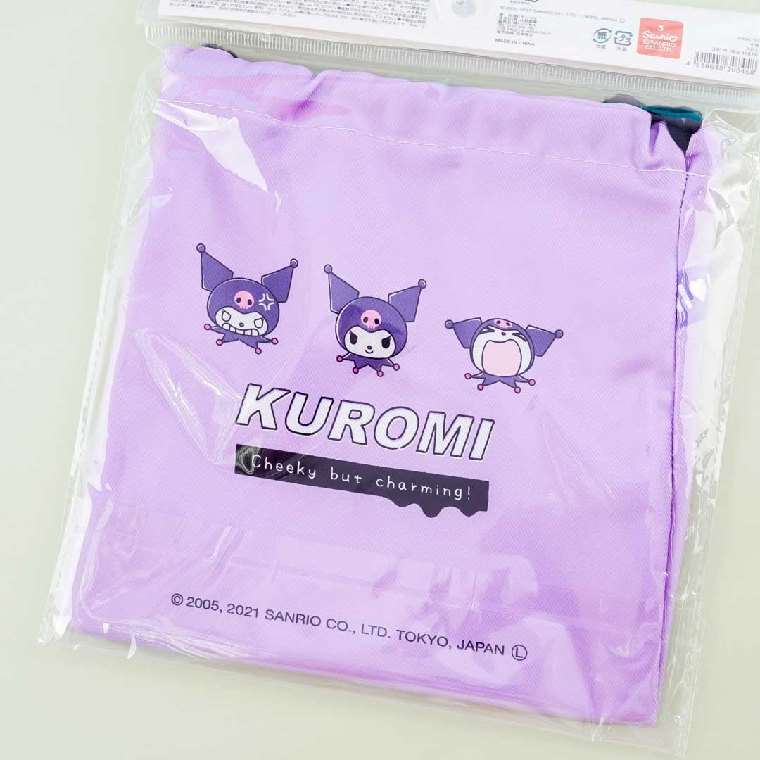 Cheeky Kuromi Drawstring Bag