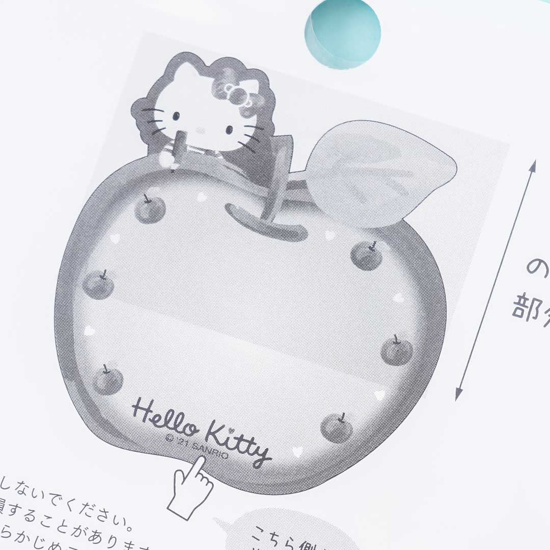 Hello Kitty & The Giant Apple Die-Cut Sticky Notes