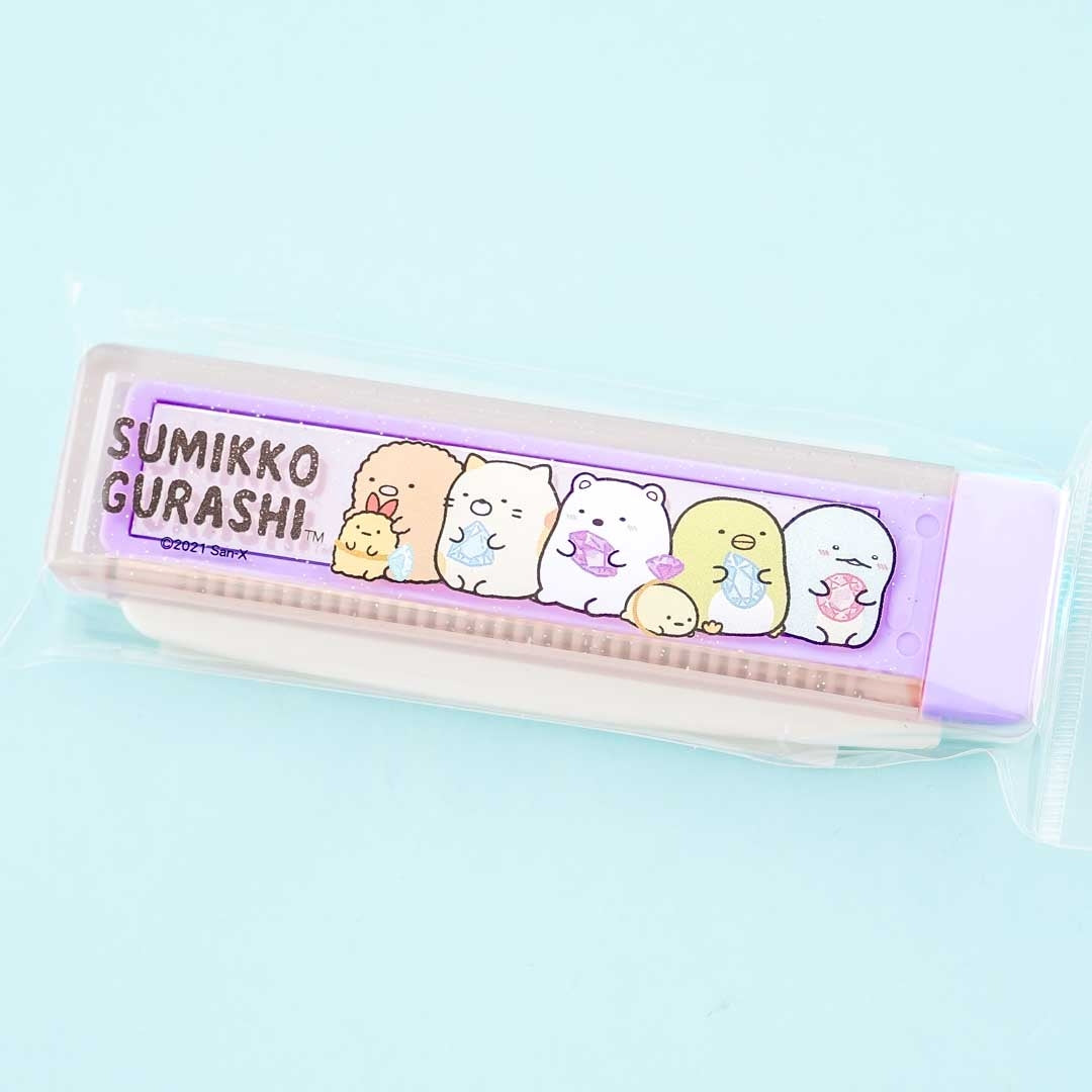 Sumikko Gurashi Jewel Folding Comb With Slide Mirror
