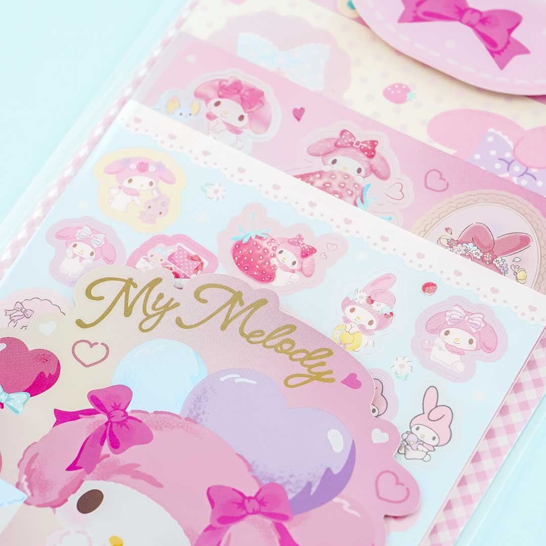 My Melody Happy Day Paper Sticker Set