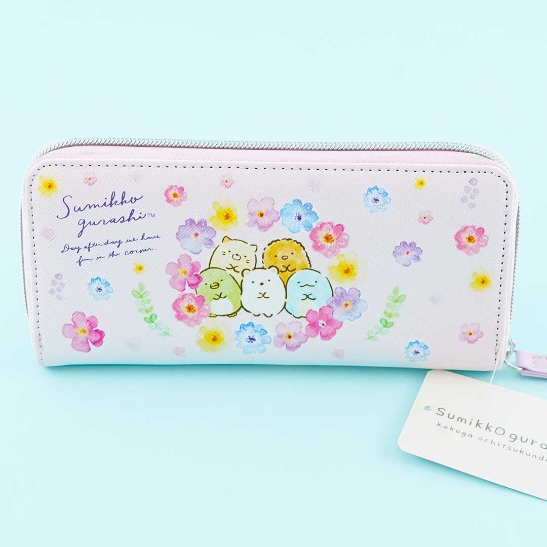 Sumikko Gurashi Flowery Long Wallet