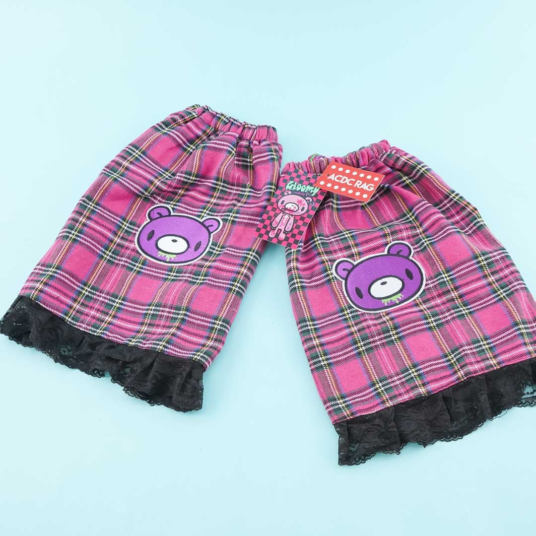 ACDC Rag Checkered Gloomy Bear Leg Warmers
