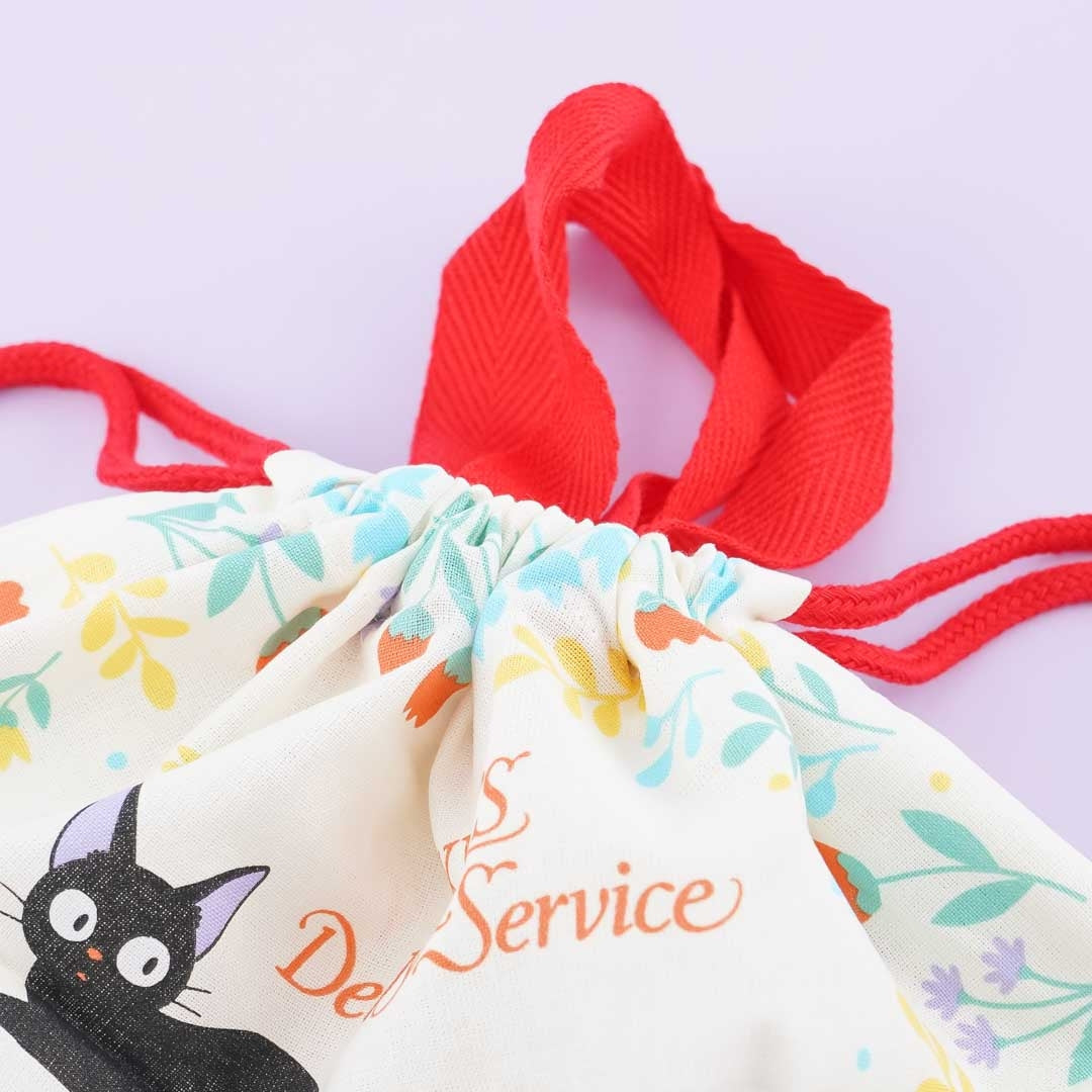 Kiki’s Delivery Service Jiji Floral Garden Drawstring Lunch Bag