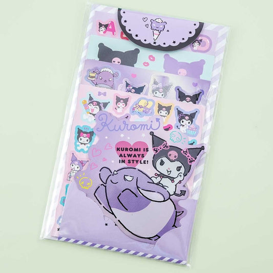 Kuromi & Baku Happy Day Paper Sticker Set