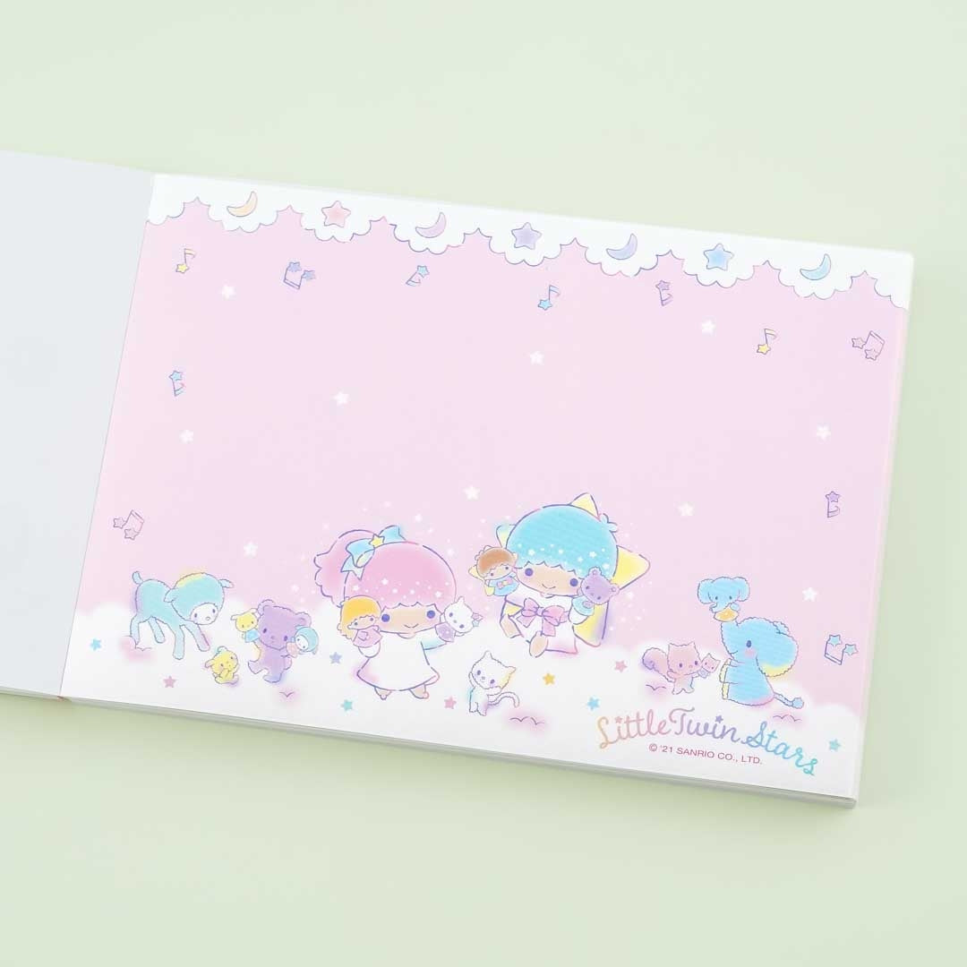 Little Twin Stars Night Sky Fun A6 Memo Pad