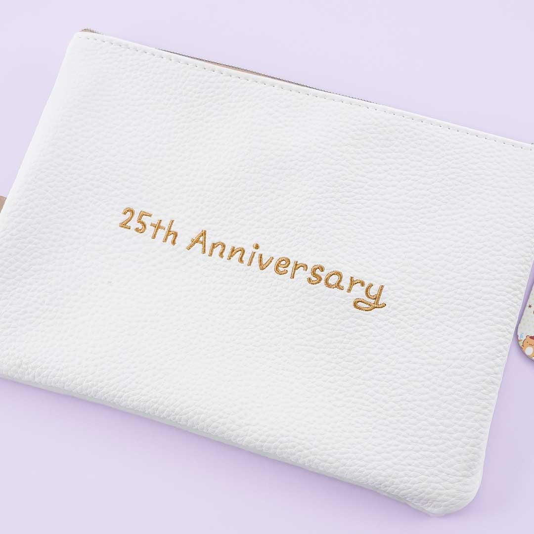 Pompompurin 25th Anniversary Hat Collection Fuzzy Pouch