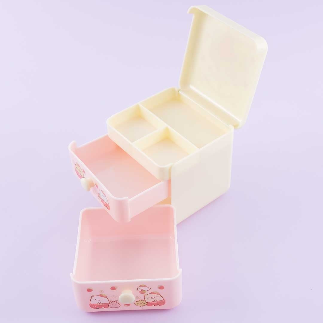 Sumikko Gurashi Strawberry Fair Dual Drawer Chest