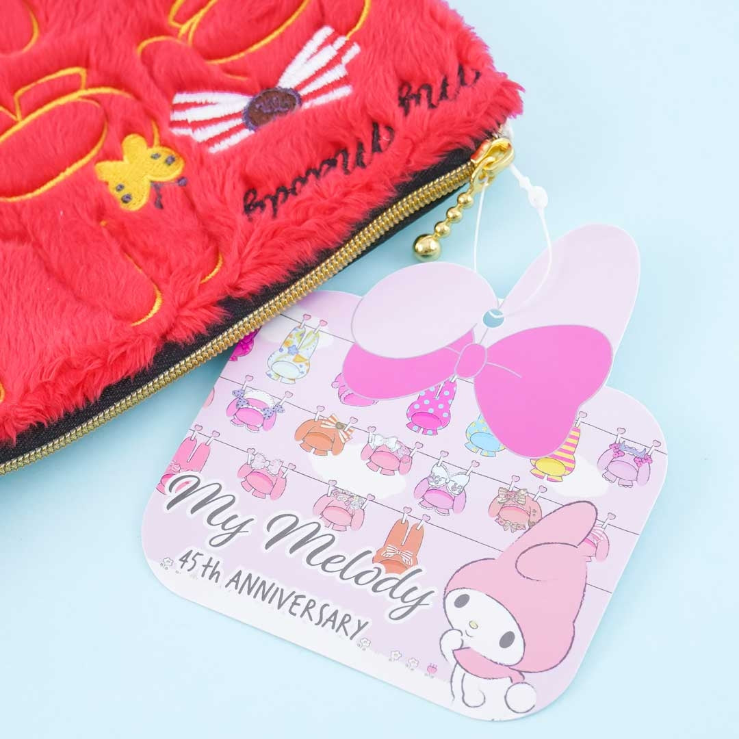 My Melody 45th Anniversary Hood Collection Fleecy Pouch