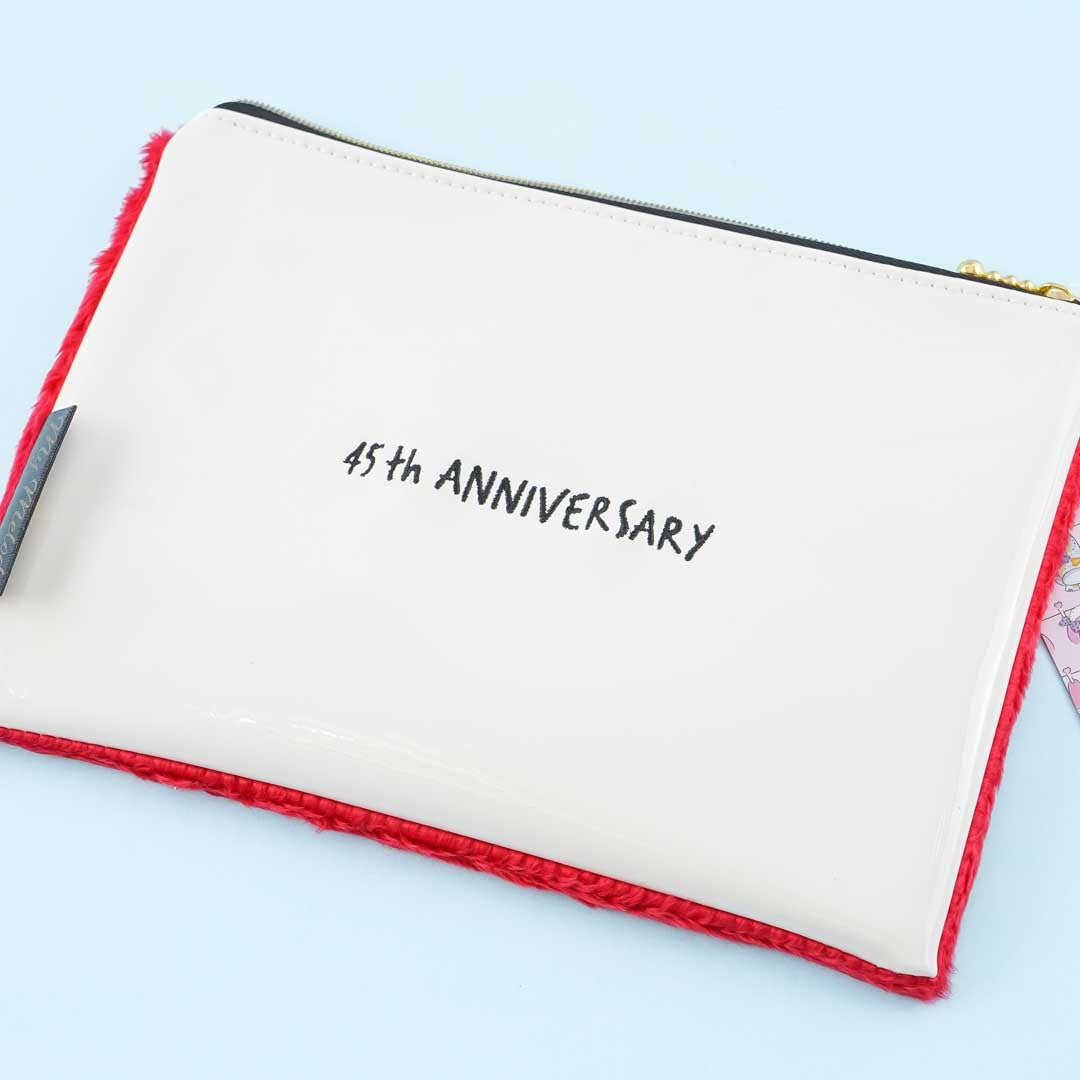 My Melody 45th Anniversary Hood Collection Fleecy Pouch