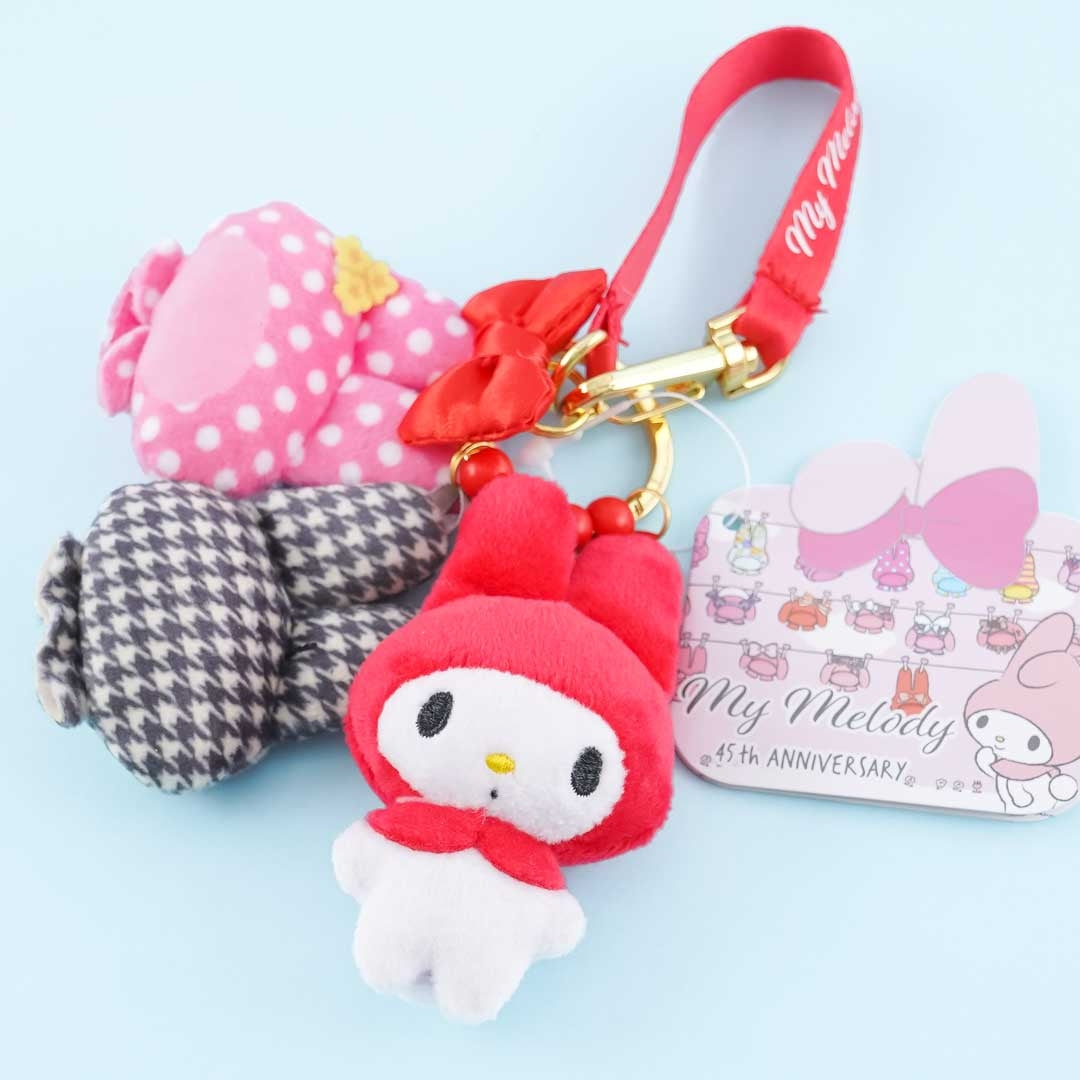 My Melody 45th Anniversary Hood Collection Plushie Charm