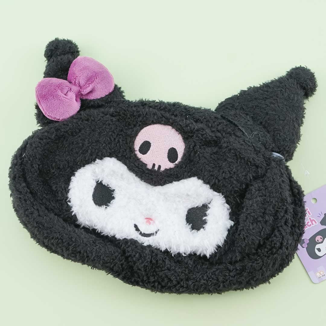 Kuromi Narikiri Mimi Pouch With Hair Clips