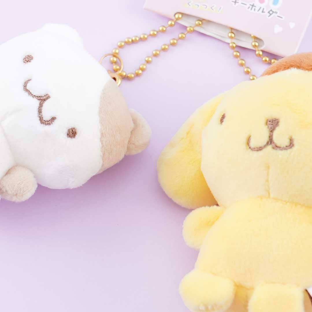 Pompompurin & Muffin Magnetic Plushie Charm Set