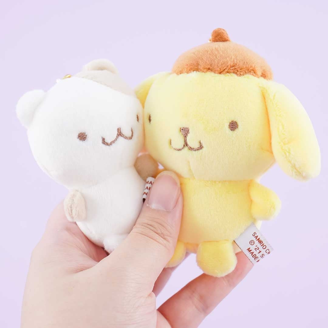 Pompompurin & Muffin Magnetic Plushie Charm Set