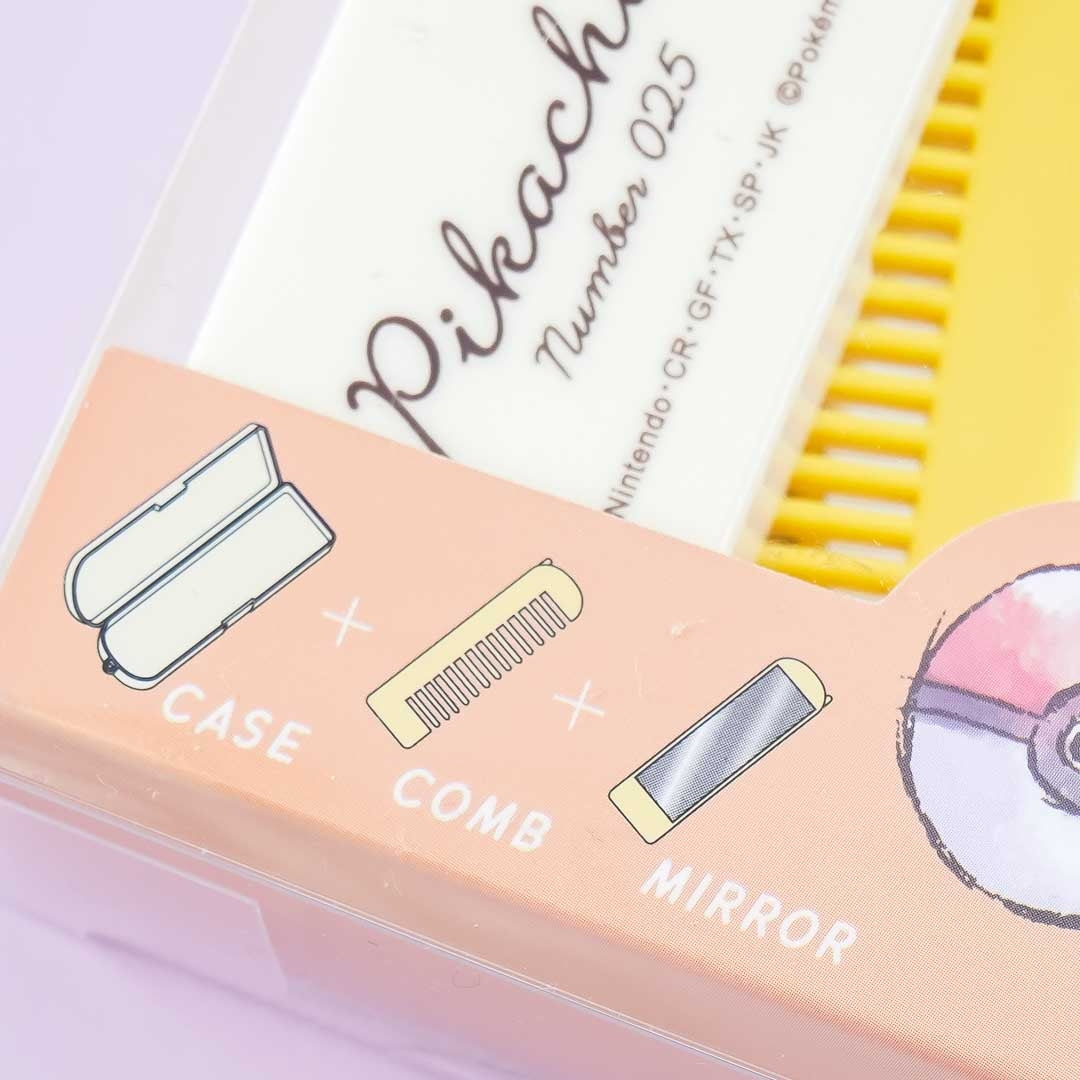 Pocket Monsters Pikachu 3-Way Comb Set