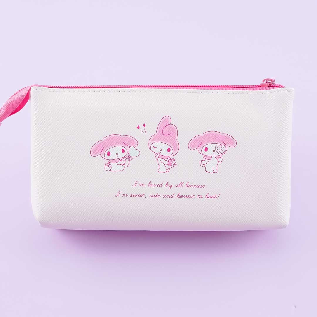 My Melody Strawberry Love 3-Pocket Pencil Case
