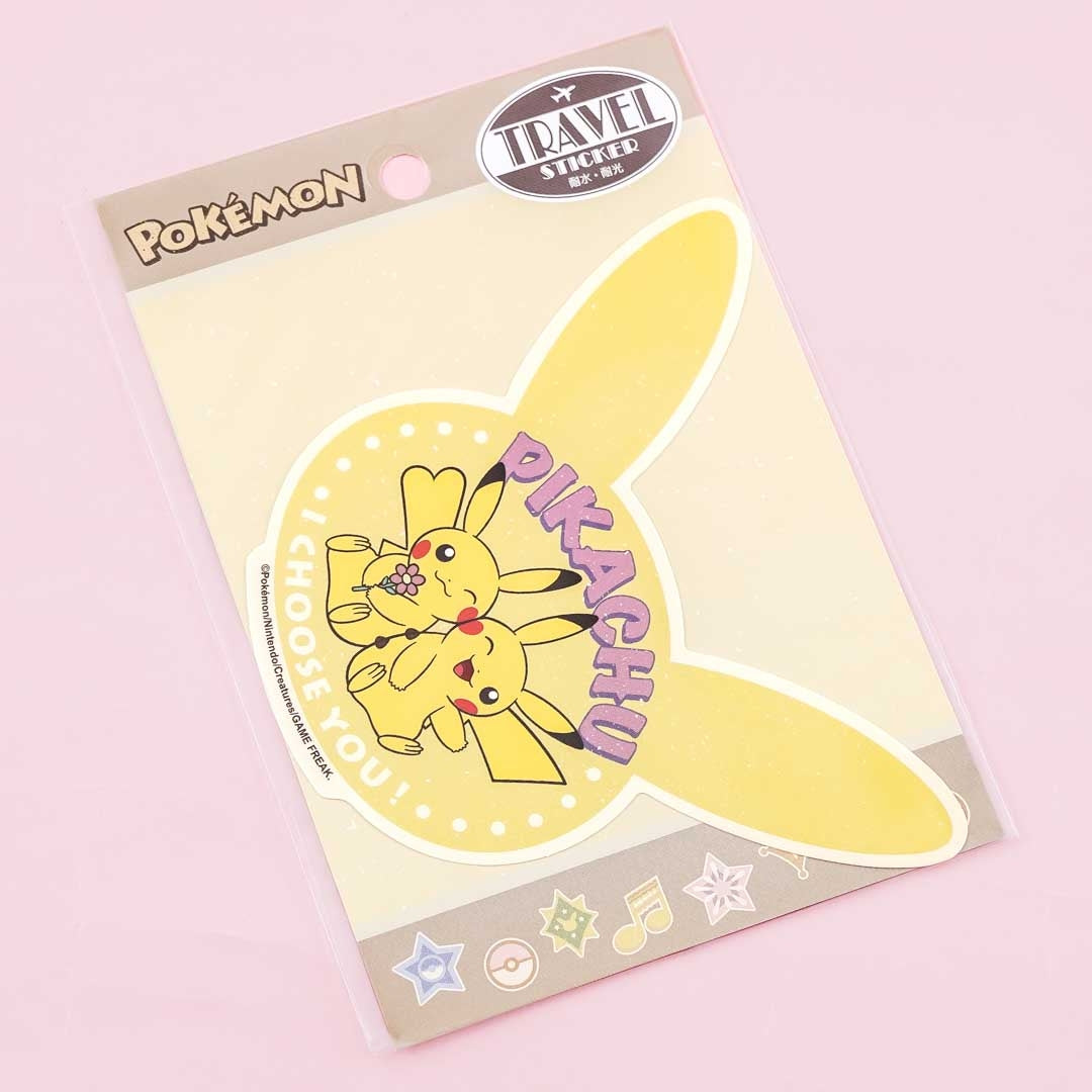 Pokémon Travel Sticker Retro Collection 4 - Pikachu D