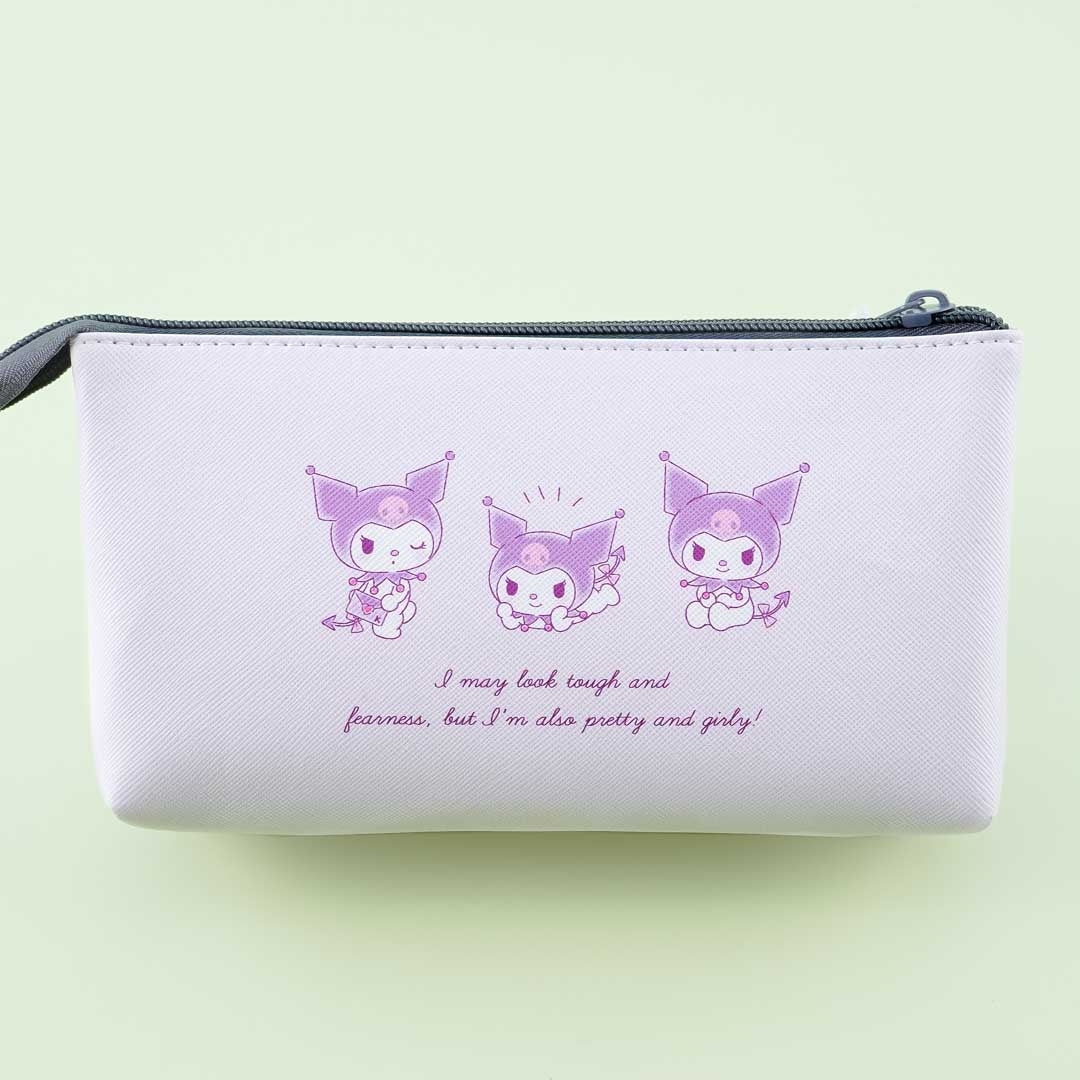Kuromi Heart Sweets 3-Pocket Pencil Case
