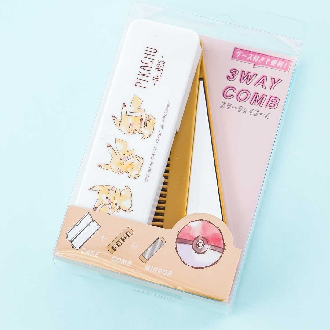 Pokemon Pikachu 3-Way Comb Set