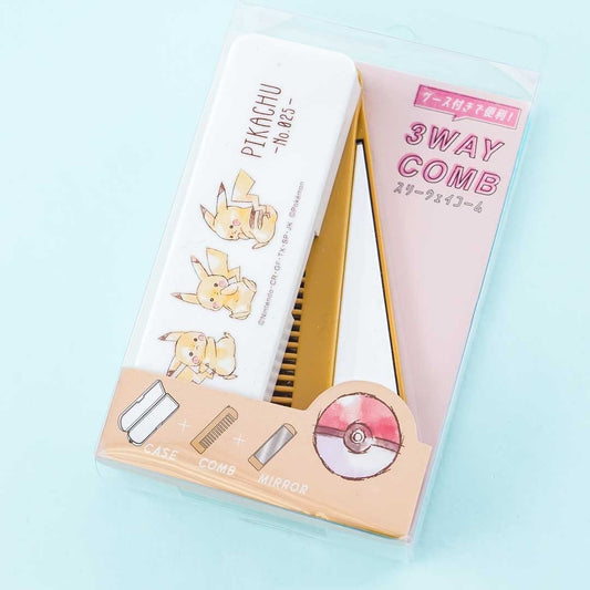 Pokemon Pikachu 3-Way Comb Set