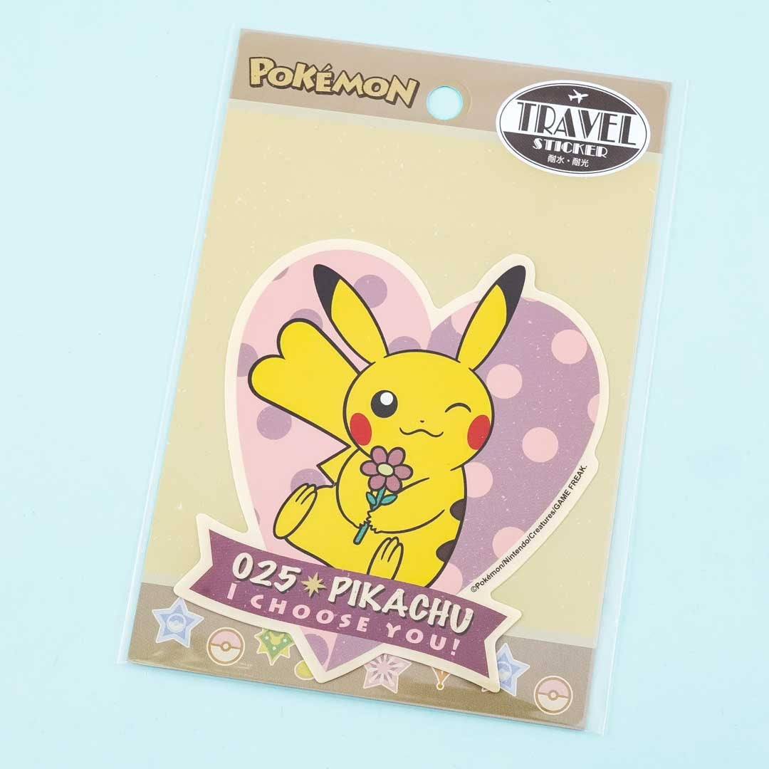 Pokémon Travel Sticker Retro Collection 3 - Pikachu C