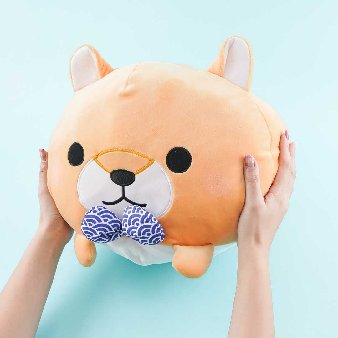 Mameshiba San Kyodai Jumbo Head Plushie - Mametaro / Big