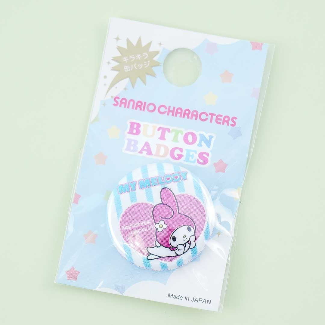 My Melody Glitter Badge