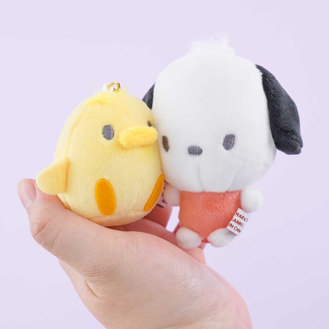 Pochacco & Piyo Magnetic Plushie Charm Set