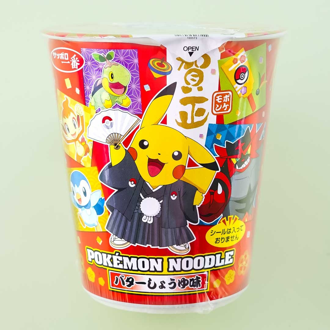 Pokemon Sapporo Ichiban Noodle Cup - Butter Soy Sauce