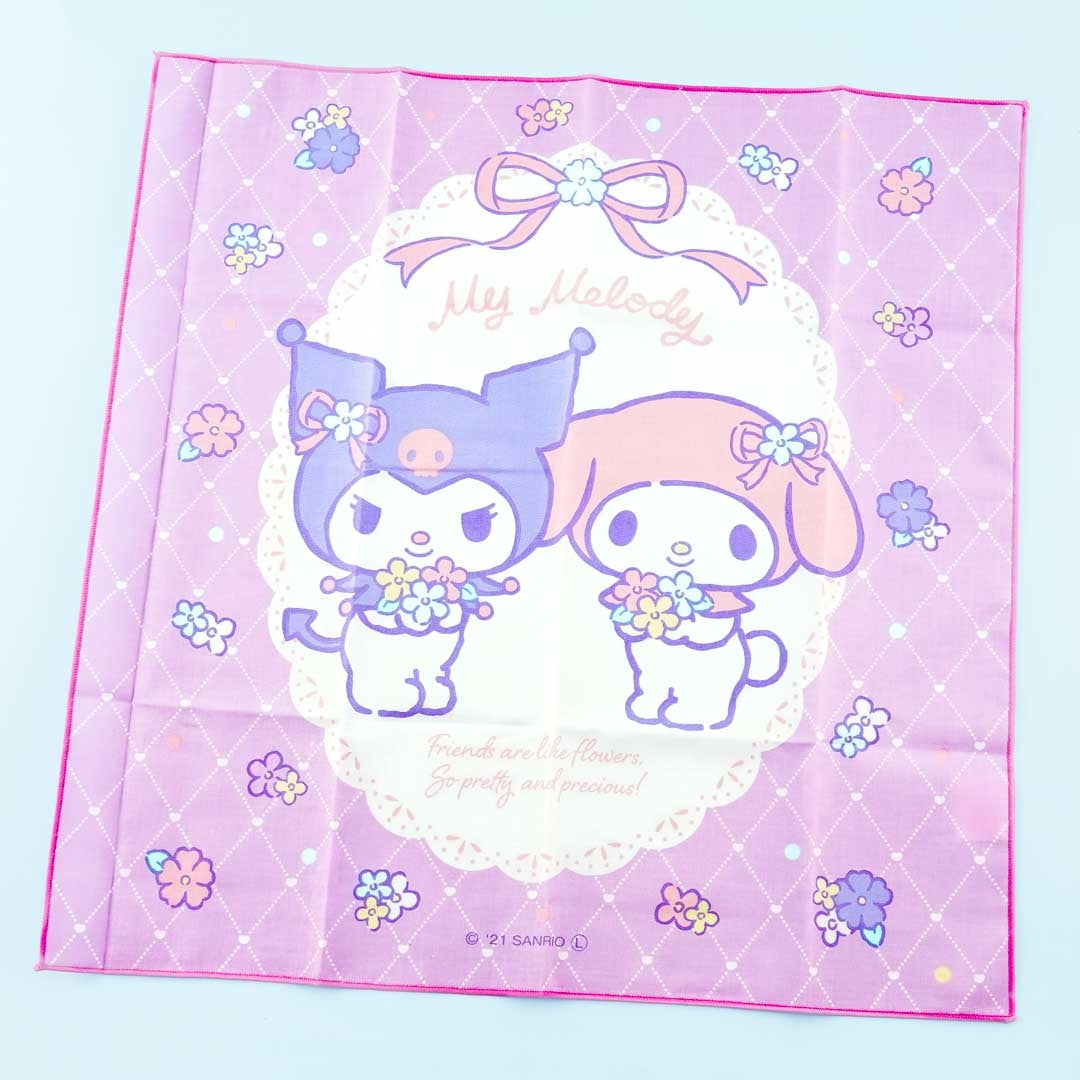 My Melody & Kuromi Floral Friends Lunch Cloth