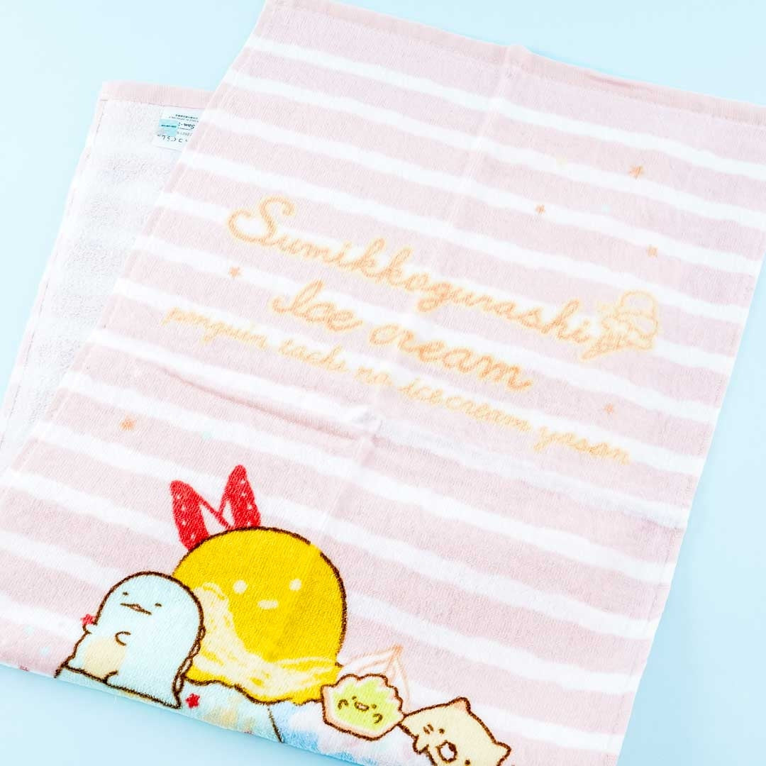 Sumikko Gurashi Giant Ice Cream Long Face Towel