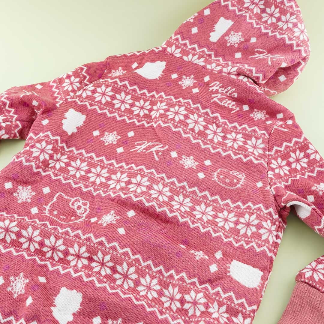 Hello Kitty Fluffy Snowflake Cardigan