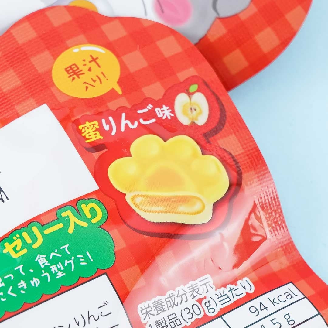 Senjaku Happy Nikukyu Cat Paw Gummy - Honey Apple