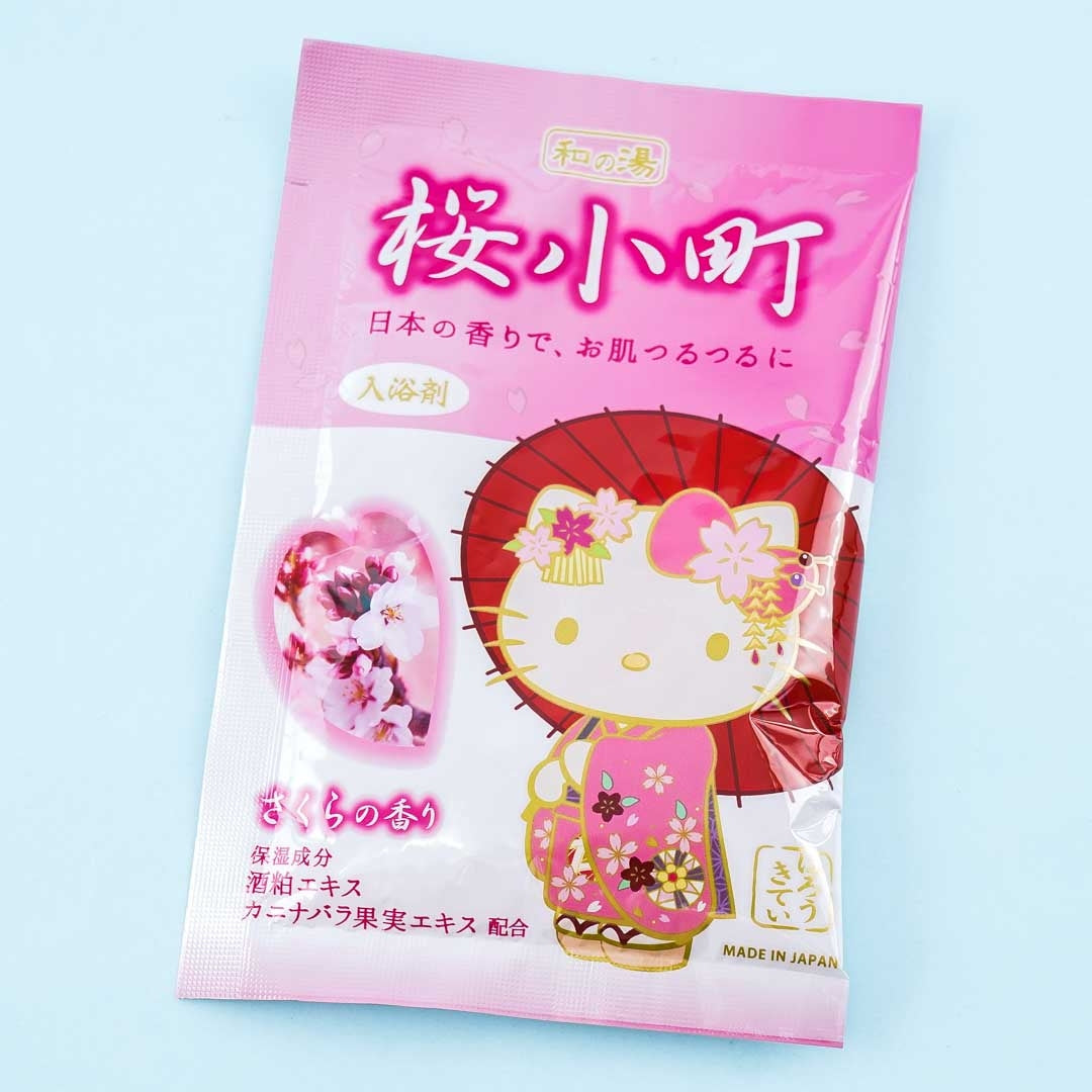 Hello Kitty Furisode Bath Salt - Japanese Sakura
